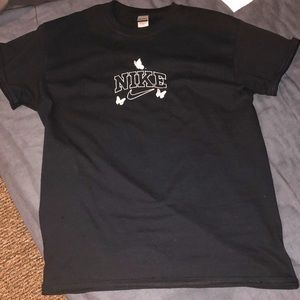 adorable butterfly nike tee